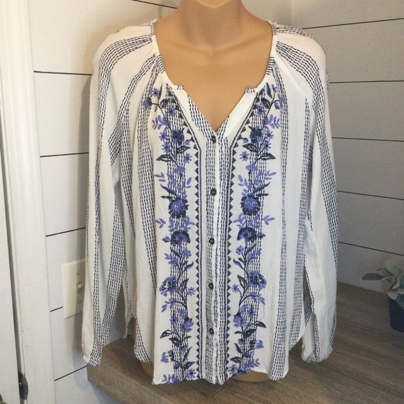 Jolt bohemian‎ blouse womens Small - Picture 1 of 4